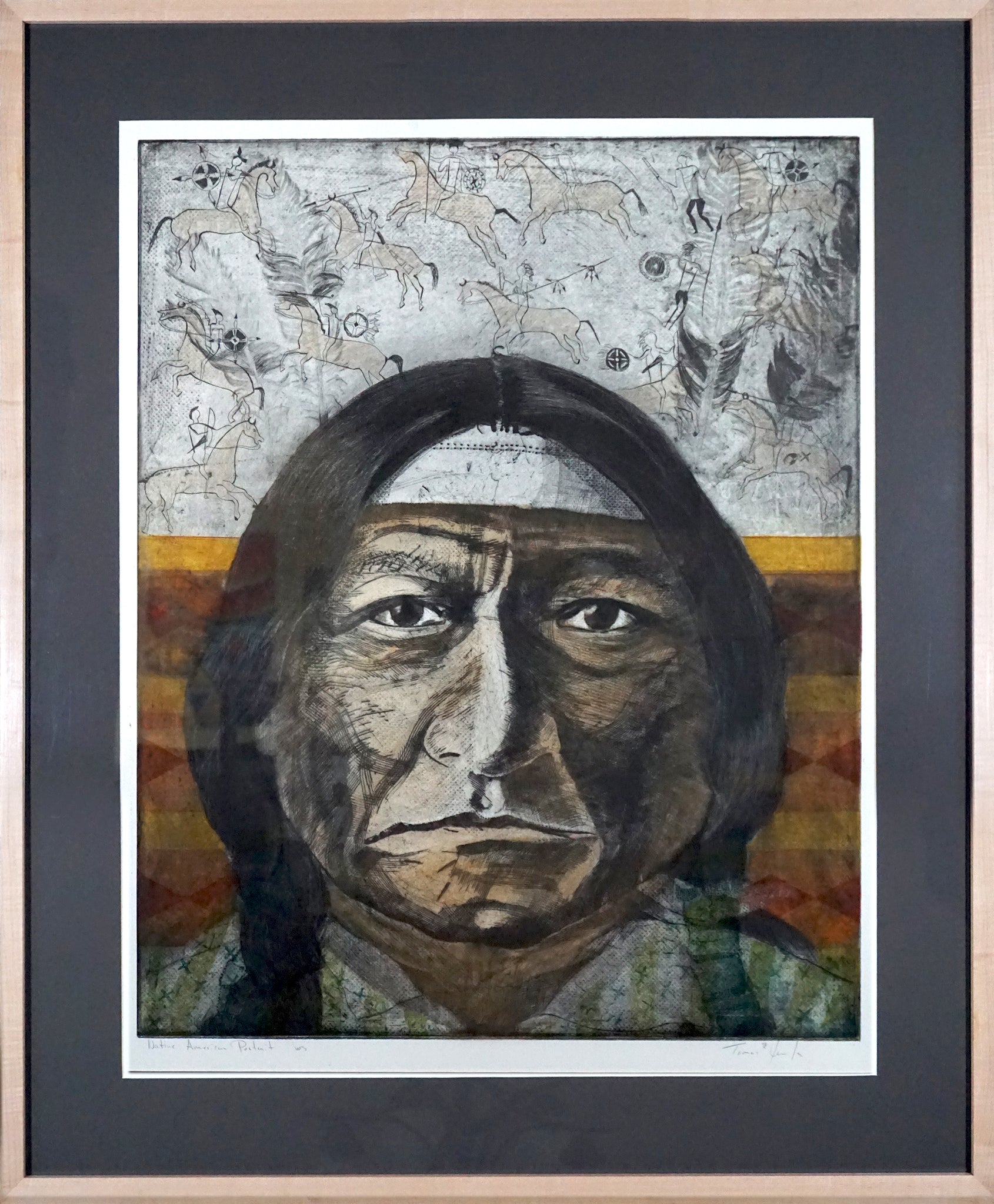 Tomas Lasansky - ‘Native American Portrait’