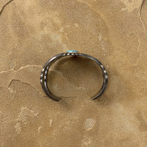 Vintage Sand Cast Turquoise Bracelet