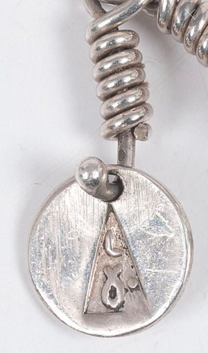 SOLD Larry Vasquez - Hand Rolled Turquoise, Coral, and Ivory