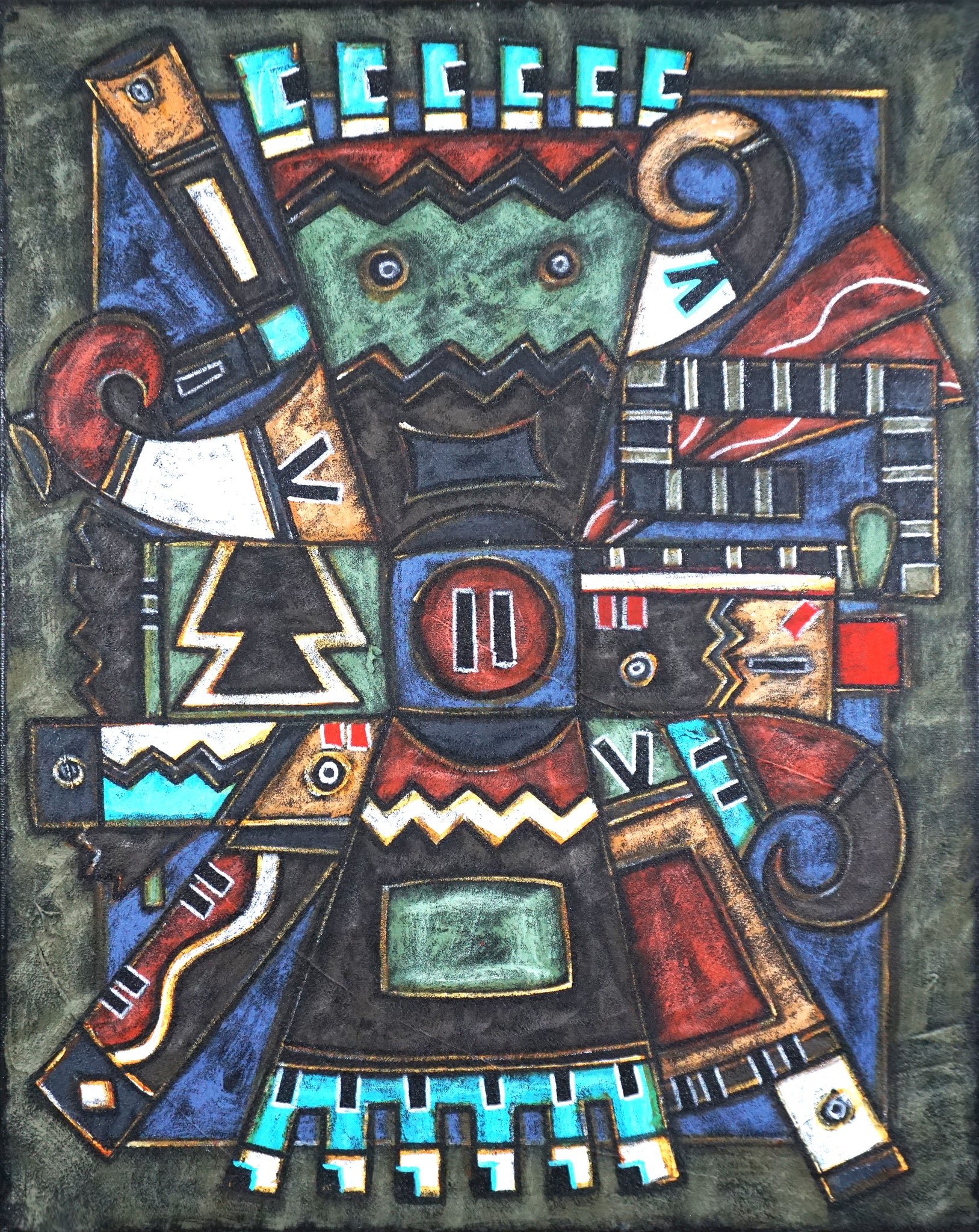 Kevin Quannie - Kachina Abstract