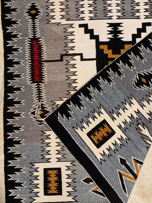 Vintage Navajo Rug - Storm Pattern