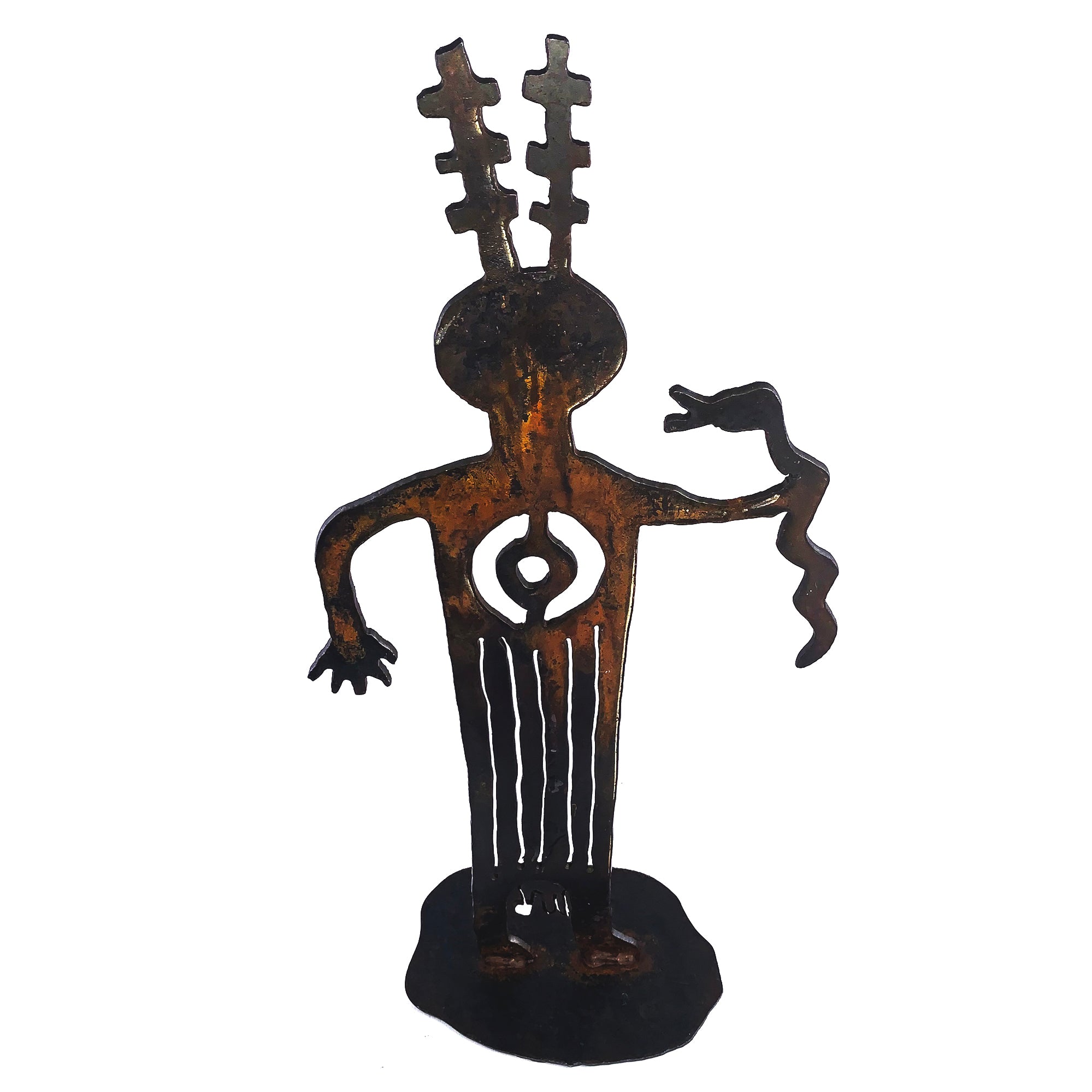 Elwood Reynolds - ‘Snake Dance’ Original Metal Scultpure